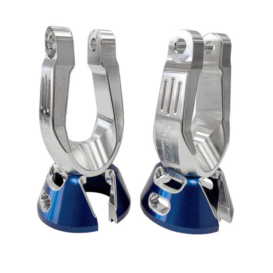 Front Lower Shock Forks & Retainer Cups for Polaris RZR Pro R & Turbo R - PAIR