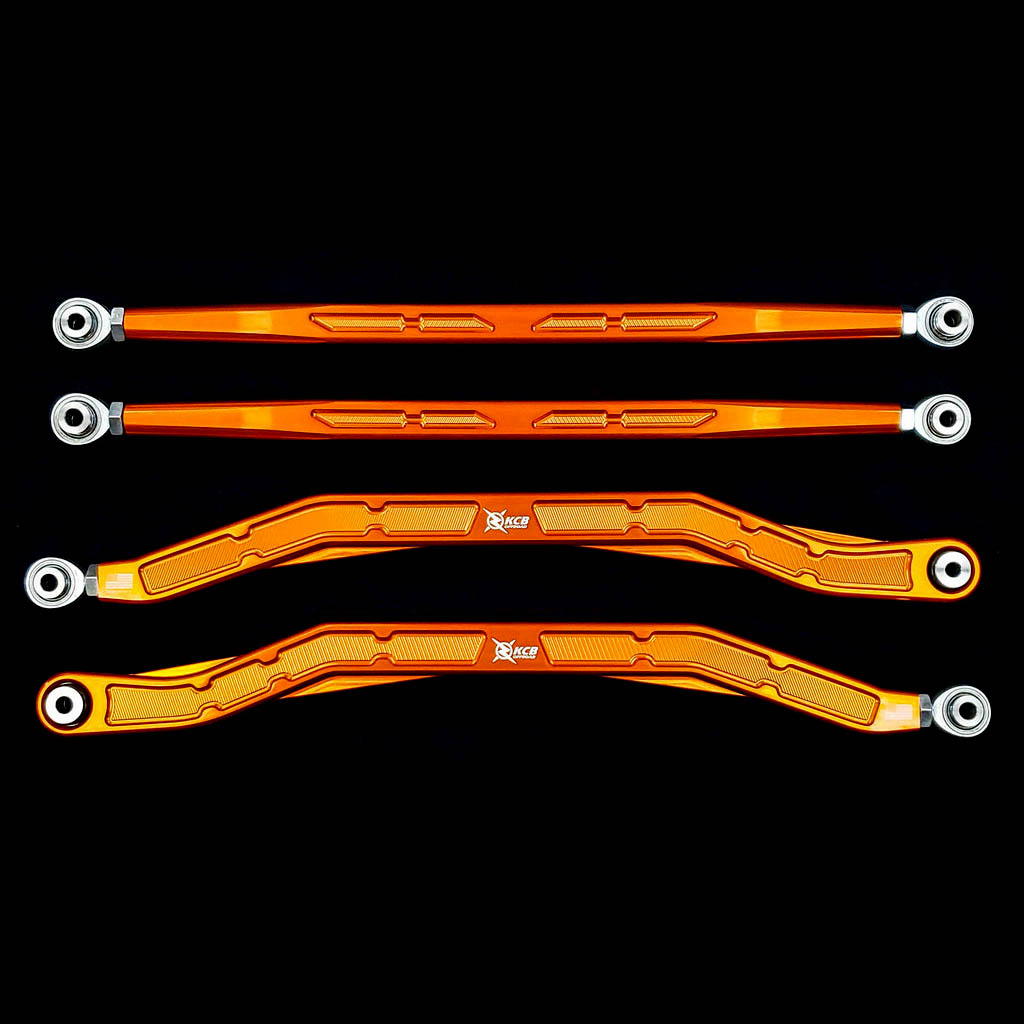 4-Pack Polaris RZR 64" High Clearance Radius Arms 7075 2014-2016