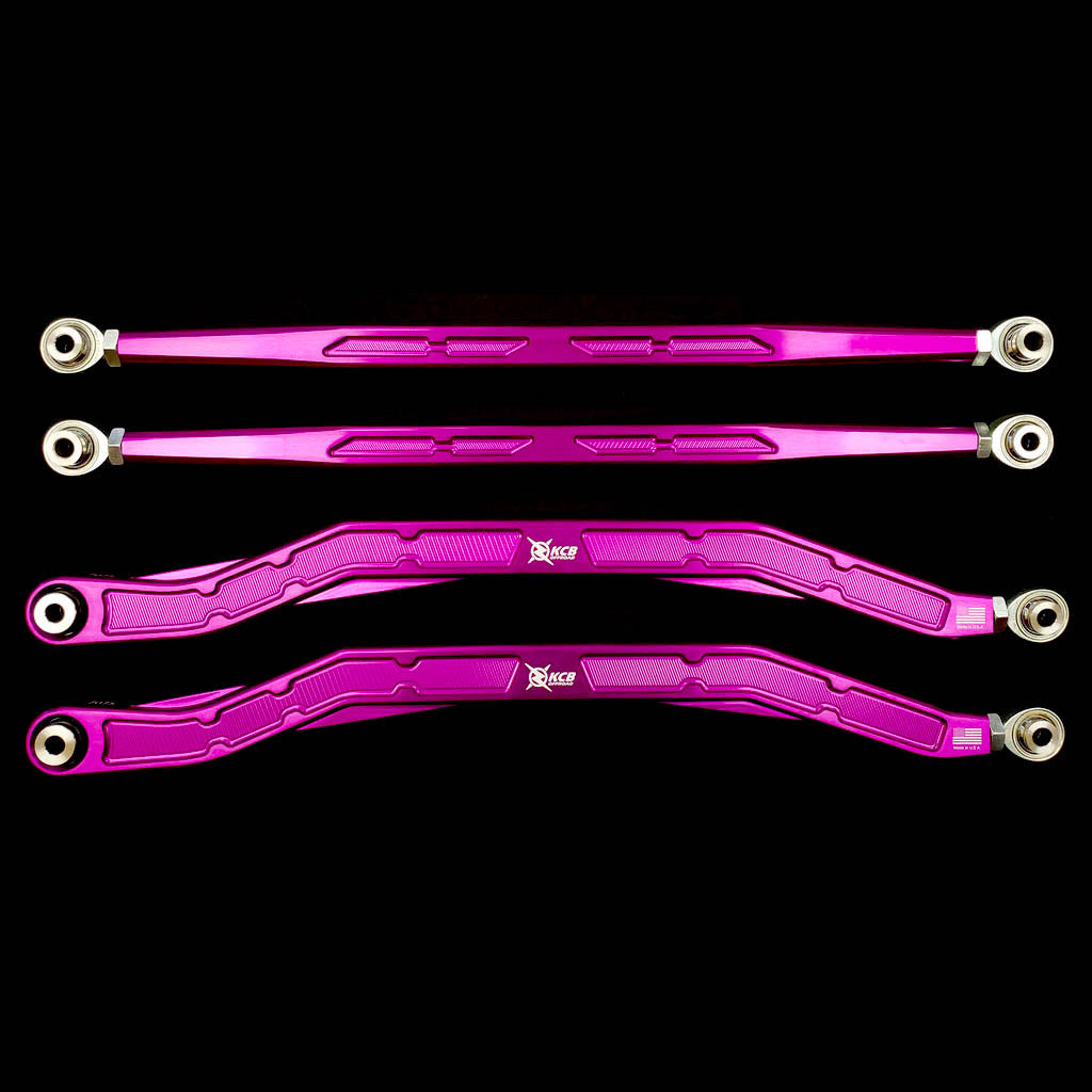 4-Pack Polaris RZR 64" High Clearance Radius Arms 7075 2014-2016