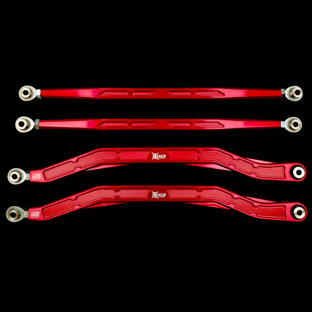 4-Pack Polaris RZR 64" High Clearance Radius Arms 7075 2017.5+