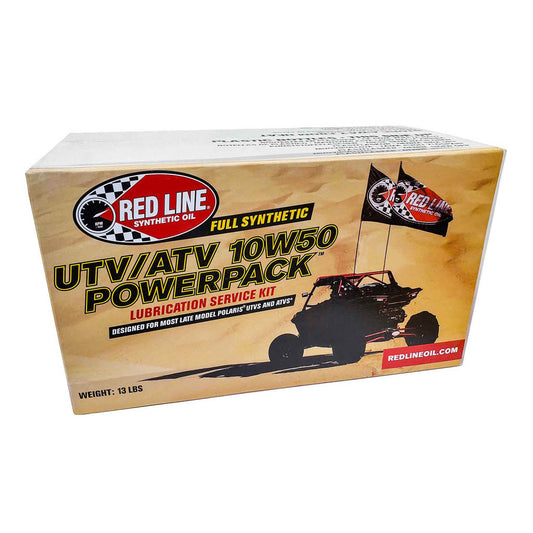 RED LINE Synthetic Oil UTV/ATV 10W50 POWERPACK Lubrication Service Kit