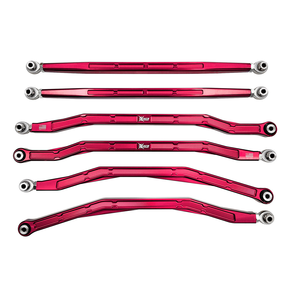 6-Pack Can-Am Maverick X3 72" High Clearance Radius Arms 7075